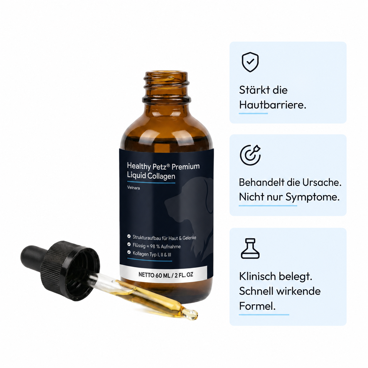 Premium Flüssiges Kollagen Healthy Petz