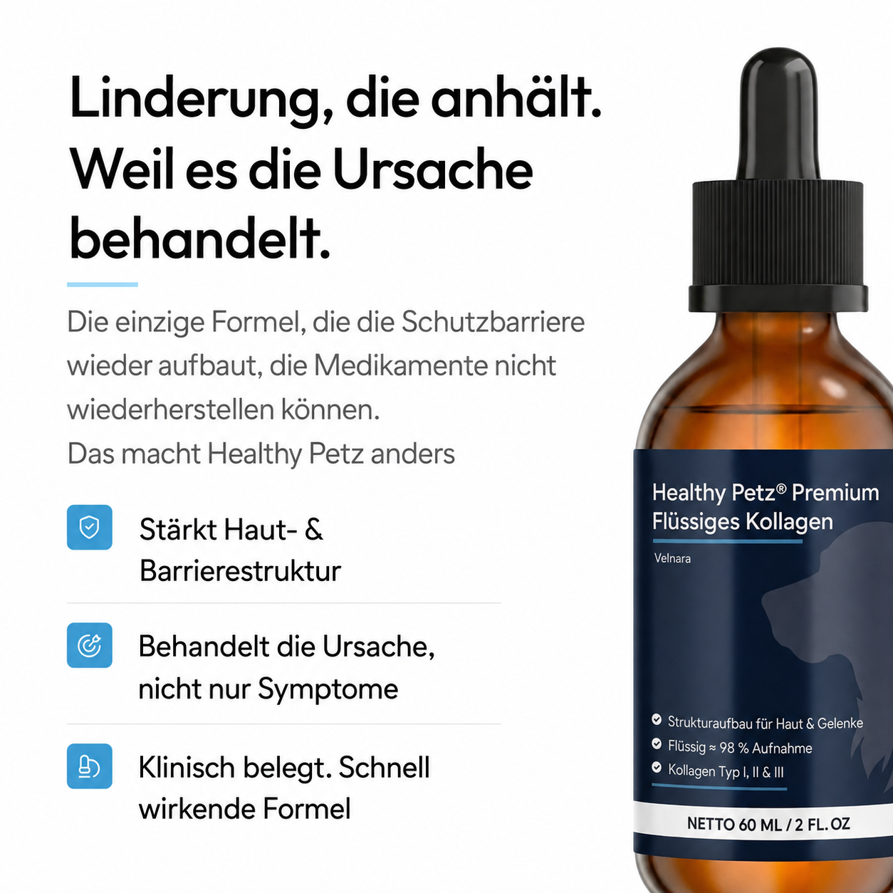 Premium Flüssiges Kollagen Healthy Petz