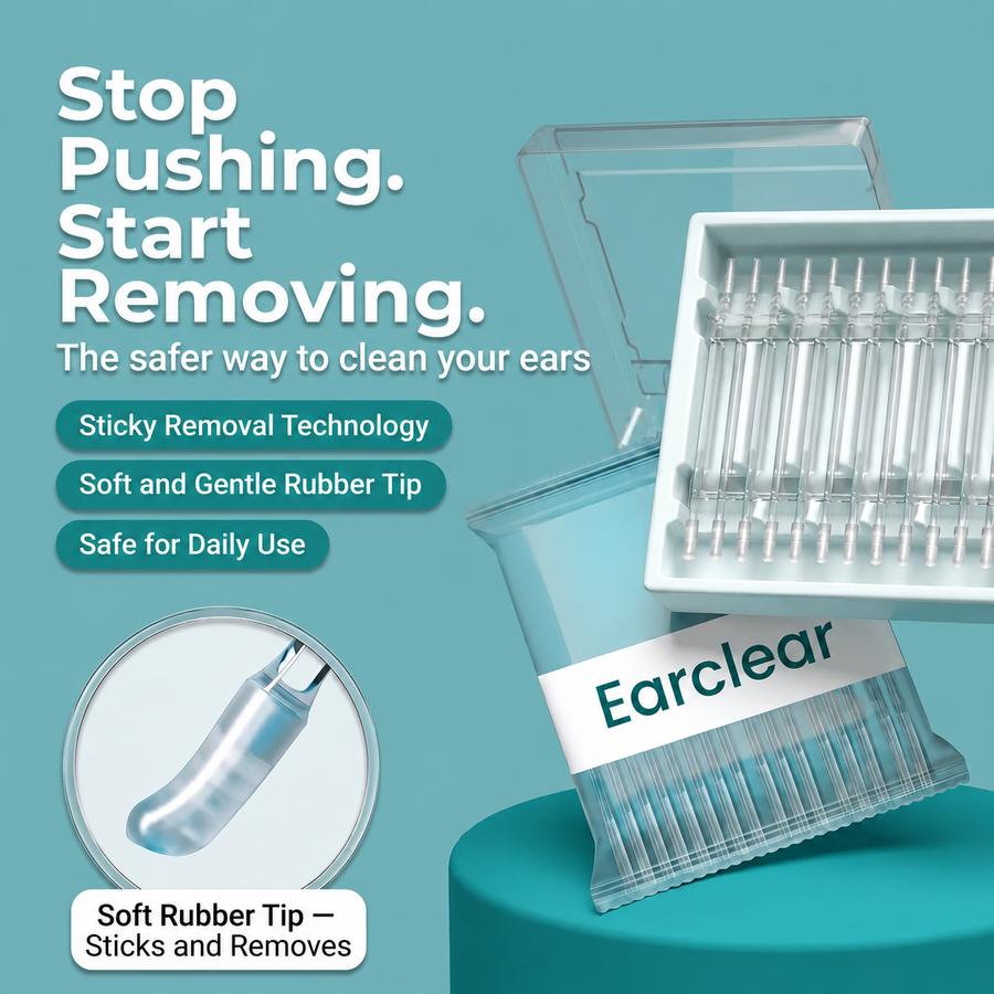 Earclear Sticky Ear Cleaner