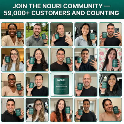 NOURI – Three-Source Breath Formula (Gut · Mouth · Liver)