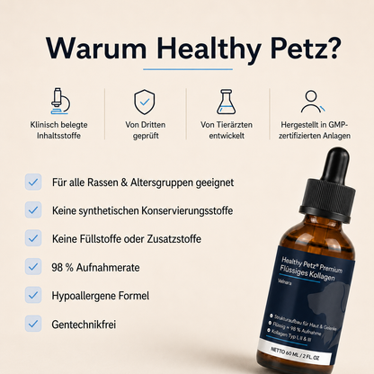 Premium Flüssiges Kollagen Healthy Petz